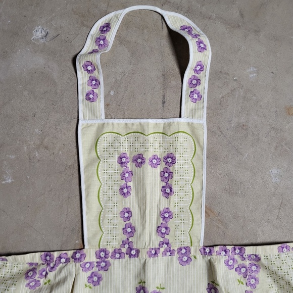 *Free With Purchase* 70’s apron floral seventies 70s 1970s home decor vintage - Picture 6 of 8